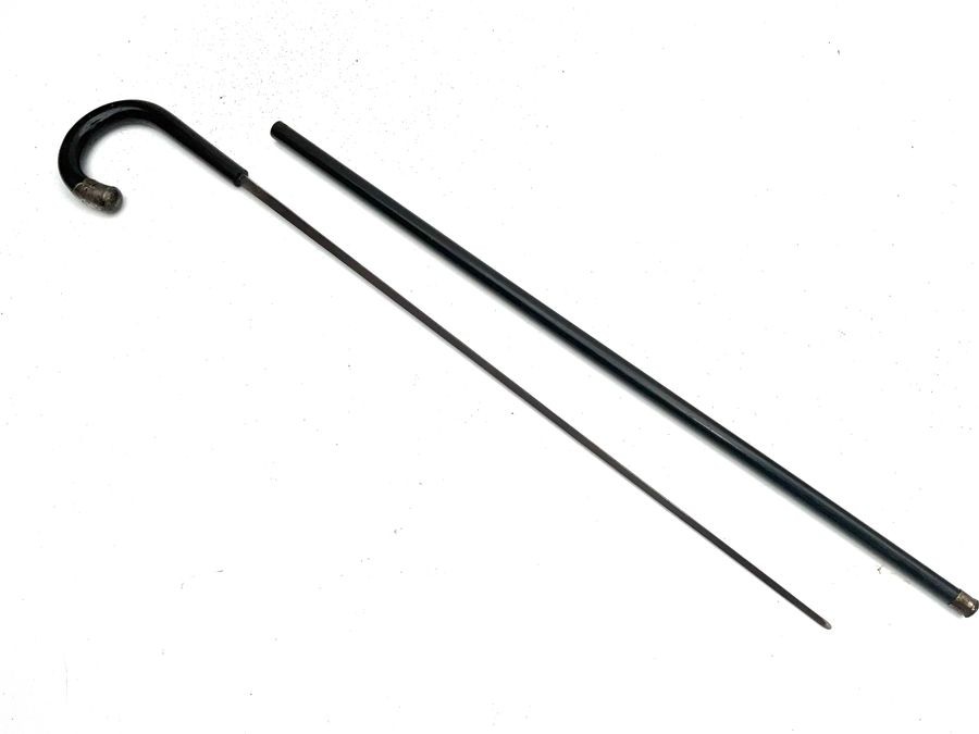 Gents Ebony Walking Stick Sword Stick