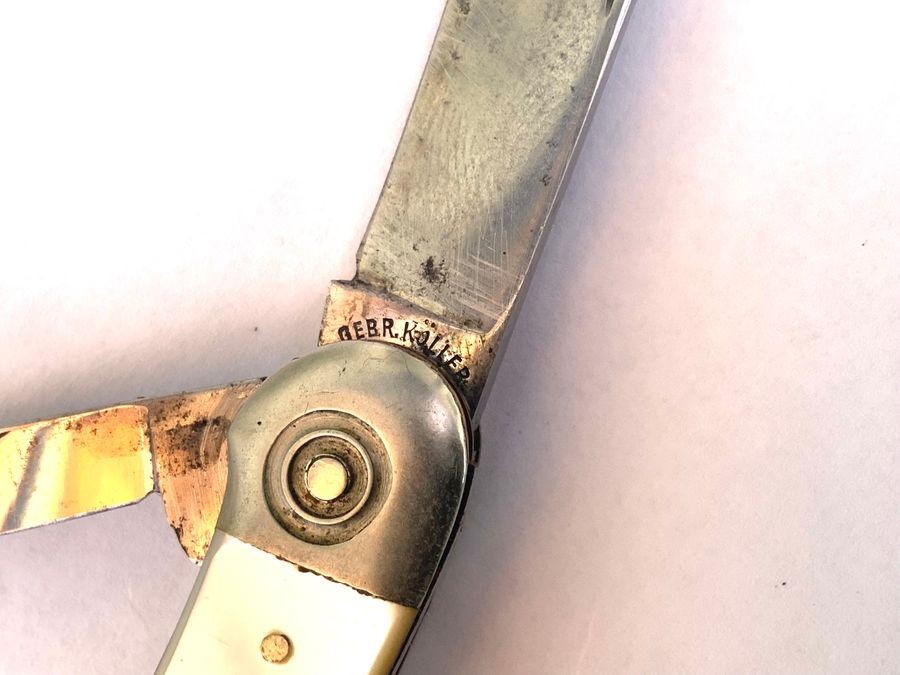 Pocketknife With Case, Victorian German