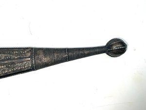 The hilt and scabbard are silver, decorated with intricate niello work, floral scroll designs, and embossed patterns has the odd blemish but looks fantastic, reference drc tel: we accept online payments for all our items listed: bank transfer cash on collection or if wishing over the phone using your debit or credit cards, also doing layby payments plan, or email giving your address details & contact number and we shall send you your items invoice to make