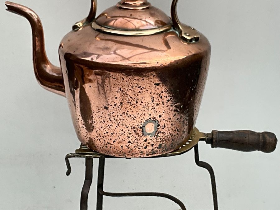 Copper Kettle With Trivet