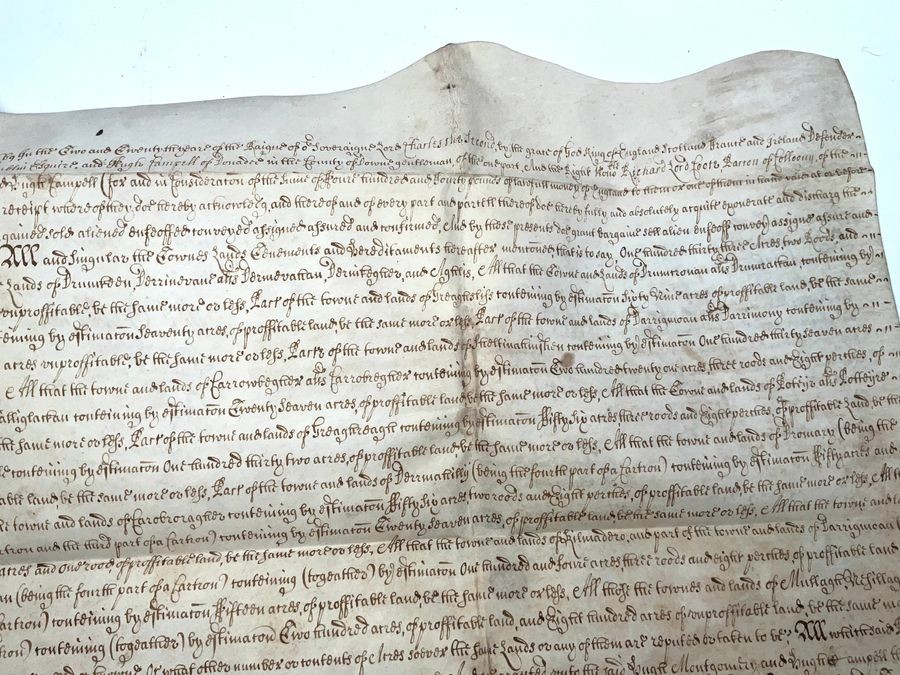 A 17th Century Manuscript Indenture