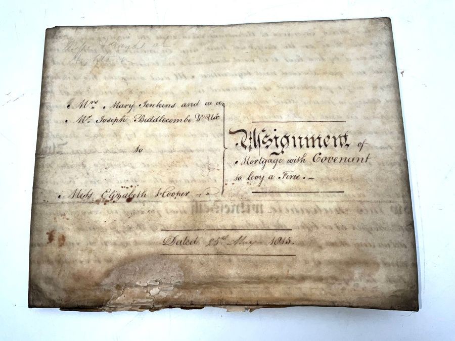 Primary image for A 18th Century Manuscript Indenture