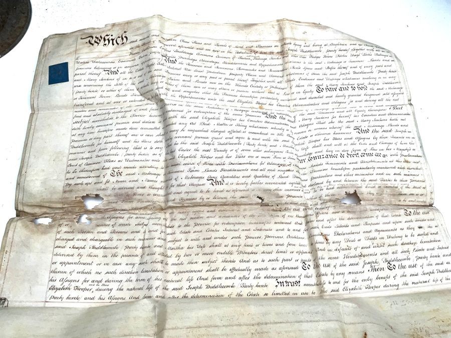 A 18th Century Manuscript Indenture