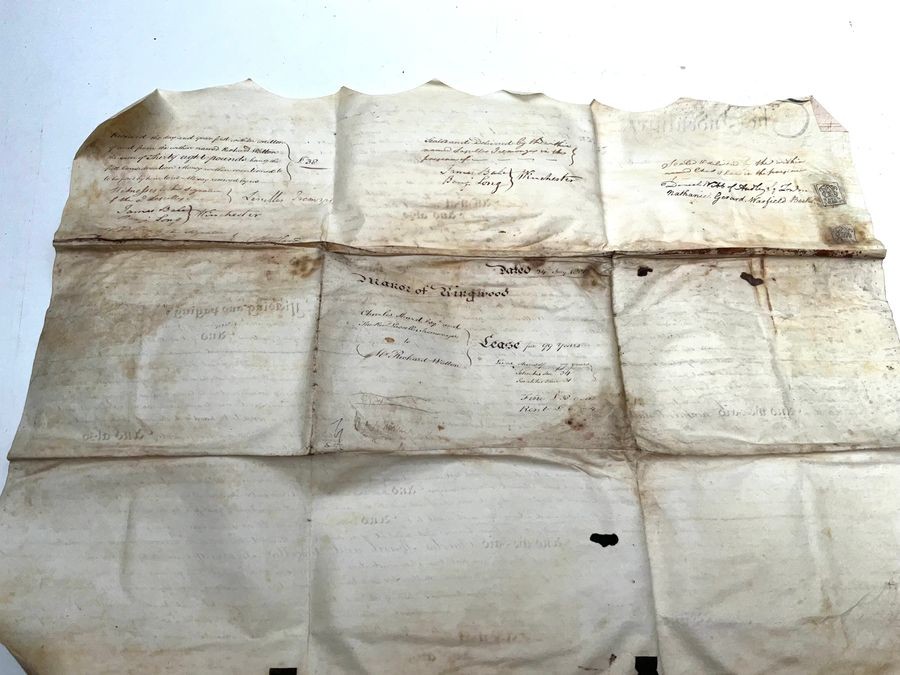 A 18th Century Manuscript Indenture
