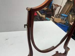 Mahogany framed mirror is good ideal for the dressing table, reference dgs tel: we accept online payments for all our items listed: bank transfer cash on collection or if wishing over the phone using your debit or credit cards, also doing layby payments plan, or email giving your address details & contact number and we shall send you your items invoice to make