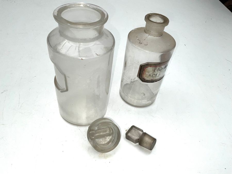 Two Chemists Medicine Bottles