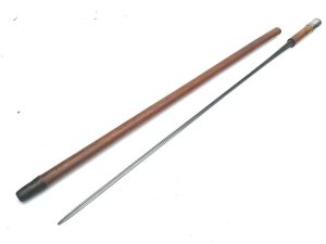 Silver handles dated and hallmarked on cartouche for london 1891 the stick itself being malacca. The high tension blades very clean and all fittings firm and solid, length in total being 90 cm diameter of handle at top 3 cm sticks diameter from tops 3 cm tapering down to the ferrule 2.5 cm, from the steel tip to the top of the handle is 85 cm, offering free delivery reference dbs4 tel: we accept online payments for all our items listed: bank transfer cash on collection or if wishing over the phone using your debit or credit cards, also doing layby payments plan, or email giving your address details & contact number and we shall send you your items invoice to make