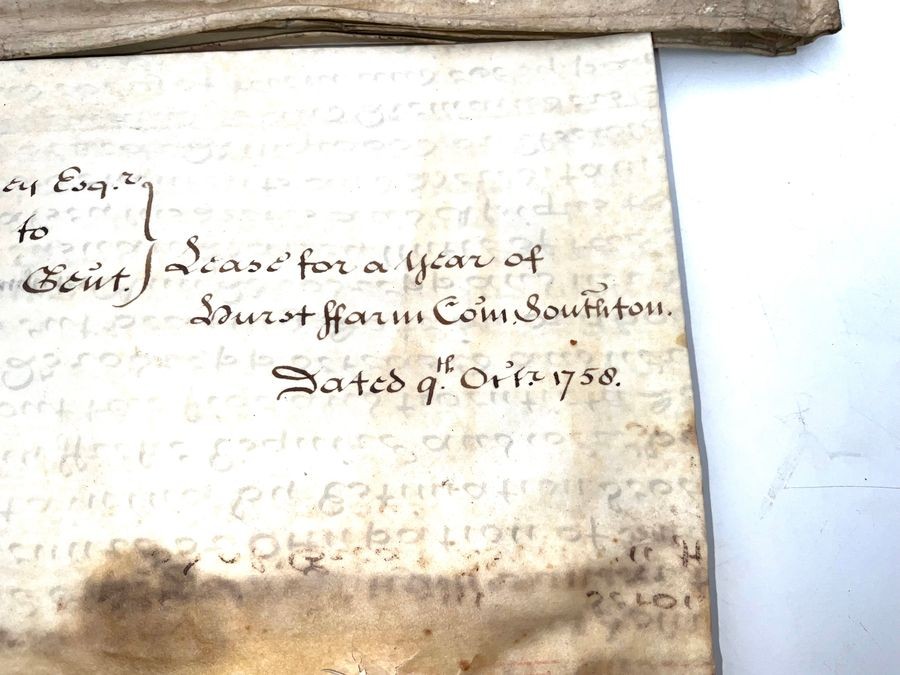 18th Century Manuscripts Indenture