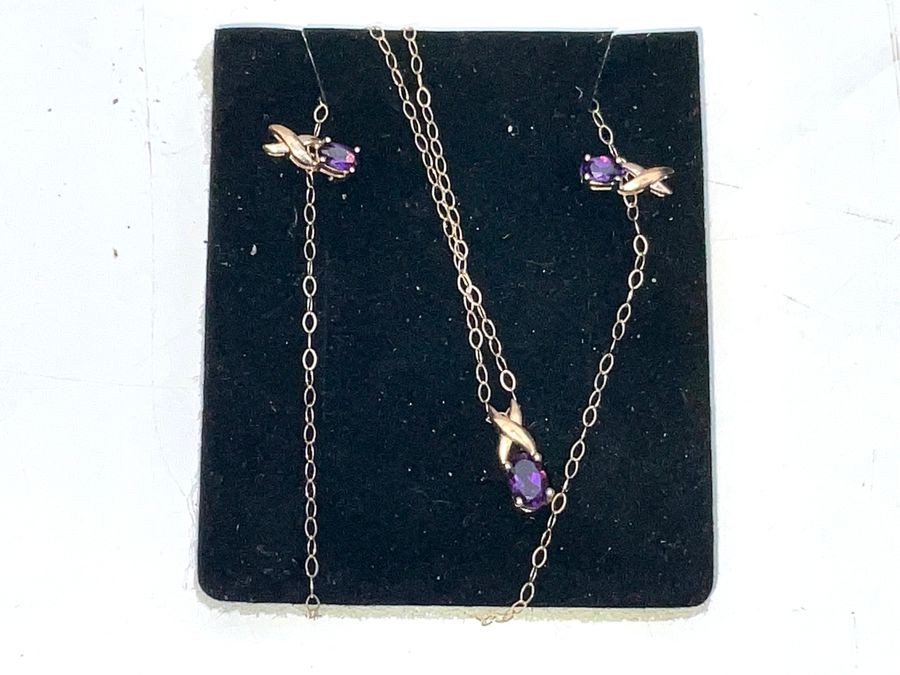 Primary image for Gold 9ct Necklace & Earings