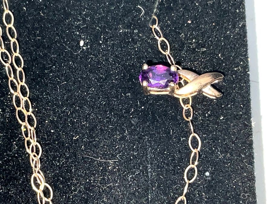 Gold 9ct Necklace & Earings