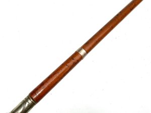 Exceptional quality item, has the blemishes of time on the malacca cane top has weathered much better as very heavy cast bronze then silver plated, the beautiful blade by w. K c solingen of germany consider blade military and late 19th century, the blade and bust are in very good condition, the blade wonderfully engraved the fittings are very firm, total length 92 cm and from steel tip to top of handle 88 cm, canes diameter from bust is 2 cm tapering down to ferrule 18 mm, offering free delivery uk reference ifgc we accept online payments for all our items listed: bank transfer cash on collection personal cheques or if wishing over the phone using your debit or credit cards, or email giving your  address details & contact number and we shall send you your items invoice to make payment. Send  your request to    
