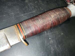 Heavy bowie knife, no manufacturer name, considered sheffield made. Length in total of 33 cm width of blades 35 mm, blades depth being 5 mm, condition is very good, offering free delivery worldwide reference cc. Tel: we accept online payments for all our items listed: bank transfer cash on collection or if wishing over the phone using your debit or credit cards, also doing layby payments plan, or email giving your address details & contact number and we shall send you your items invoice to make