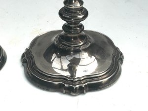 Silver plated maker ianthe of sheffield standing 17.5 cm diameter of base being 10 cm condition is superb, quality outstanding heavy in construction lasted these last hundred years will shortly last the next if well cared for, reference lp1