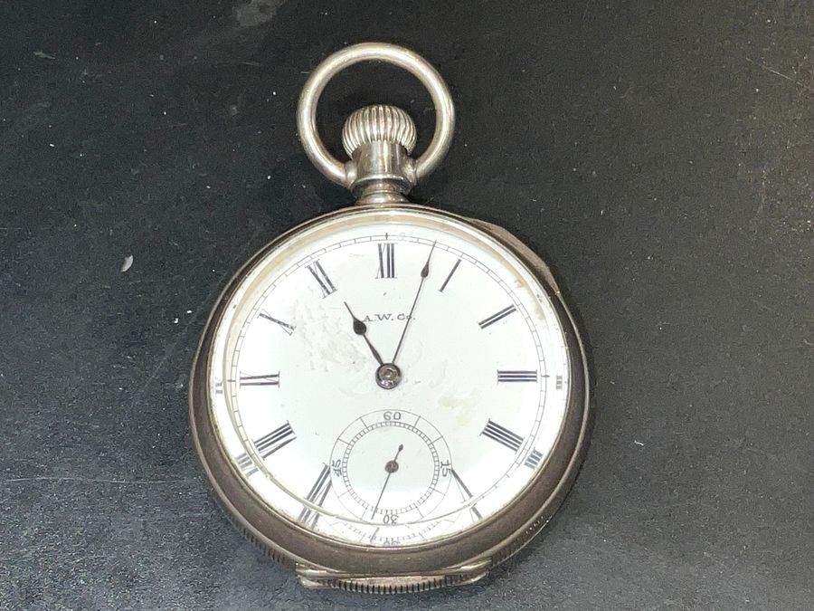 Primary image for Silver Cased Waltham Pocket Watch