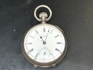 Sterling waltham top wind movement and waltham case all in superb working order and excellent condition, dial perfect keeping good this is exceptional heavy cased diameter of which is 5.5 cm has a height of 2.2 cm reference dr7 tel: we accept online payments for all our items listed: bank transfer cash on collection or if wishing over the phone using your debit or credit cards, also doing layby payments plan, or email giving your address details & contact number and we shall send you your items invoice to make