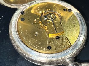 Sterling waltham top wind movement and waltham case all in superb working order and excellent condition, dial perfect keeping good this is exceptional heavy cased diameter of which is 5.5 cm has a height of 2.2 cm reference dr7 tel: we accept online payments for all our items listed: bank transfer cash on collection or if wishing over the phone using your debit or credit cards, also doing layby payments plan, or email giving your address details & contact number and we shall send you your items invoice to make