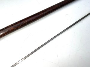 1920's condition strong and sturdy, silver collar total length of 91 cm across crooks handle 125 mm diameter of stick from handle 2 cm tapering down to ferule 18 mm, from steels tip to top of the handle being 83 cm, offering free delivery reference lc24 tel: we accept online payments for all our items listed: bank transfer cash on collection or if wishing over the phone using your debit or credit cards, also doing layby payments plan, or email giving your address details & contact number and we shall send you your items invoice to make