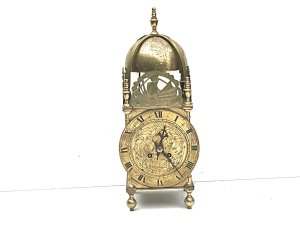 Clocks in good condition and full working order, striking on the bell, strikes once the quarter twice the half four time the three quarters six times and on the hour just strikes the time on the main bell. Standing 38 cm high length of 16 cm depth 16 cm too. Offering free delivery uk reference dbgs tel: we accept online payments for all our items listed: bank transfer cash on collection personal cheques or if wishing over the phone using your debit or credit cards, also doing layby payments plan, or email giving your address details & contact number and we shall send you your items invoice to make