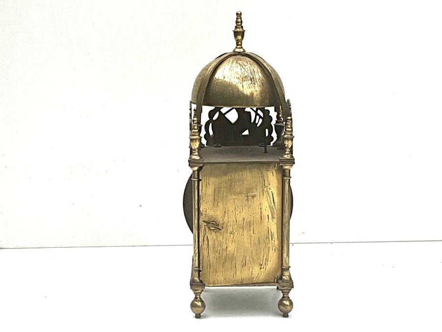 Laing Of Glasgow Lantern Clock Twin Train Circa 1900’s