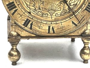 Clocks in good condition and full working order, striking on the bell, strikes once the quarter twice the half four time the three quarters six times and on the hour just strikes the time on the main bell. Standing 38 cm high length of 16 cm depth 16 cm too. Offering free delivery uk reference dbgs tel: we accept online payments for all our items listed: bank transfer cash on collection personal cheques or if wishing over the phone using your debit or credit cards, also doing layby payments plan, or email giving your address details & contact number and we shall send you your items invoice to make