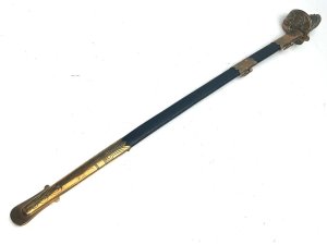 Imperial germany victorian sword, nicely engraved blade depicting galleon in sail and entwined anchor both sides of the blade, cannot see makers mark but there is a stamp on the flat edge of the blade, the sword needs restoration but when done will be a fine edition to anyone’s collection, length in total 95 cm width across guards 12 cm depth being 7 cm when legs side guard sections folded flat, reference dbsd4 tel: we accept online payments for all our items listed: bank transfer cash on collection or if wishing over the phone using your debit or credit cards, also doing layby payments plan, or email giving your address details & contact number and we shall send you your items invoice to make