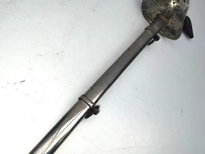 Victorian maker e sadler & son birmingham. Nice untouched sword superb engraving to both sides of the blade, ripe for a restoration and when done will be a fine example of this renowned cutler, overall length of 100 cm across guard the length being 14 cm depth of 9 cm, reference dbsd4 tel: we accept online payments for all our items listed: bank transfer cash on collection or if wishing over the phone using your debit or credit cards, also doing layby payments plan, or email giving your address details & contact number and we shall send you your items invoice to make