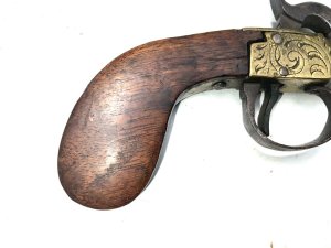 Percussion pocket pistol 1850's comes in good condition and working as it should condition overall length of 21cm heights 12cm depth being 2cm, reference cc. Tel: we accept online payments for all our items listed: bank transfer cash on collection or if wishing over the phone using your debit or credit cards, also doing layby payments plan, or email giving your address details & contact number and we shall send you your items invoice to make