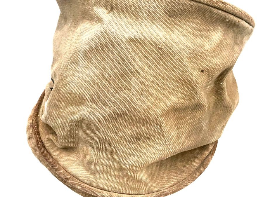 Us Army Canvas Feed/water Folding Bucket 1918