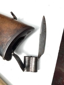 Beautiful carved walnut butt barrels bore 15 gauge length of barrels 79 cm damascus steel actions very good and works perfectly. Has hidden bayonet in butt the head of the wolf carved into butt, consider after small cleaning would be a very desirable gun, or still be a fantastic wall piece. Reference dbss tel: we accept online payments for all our items listed: bank transfer cash on collection or if wishing over the phone using your debit or credit cards, also doing layby payments plan, or email giving your address details & contact number and we shall send you your items invoice to make
