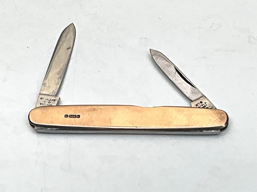 Sir Colville Smith Gold Pocket Knife. Masonic  5368
