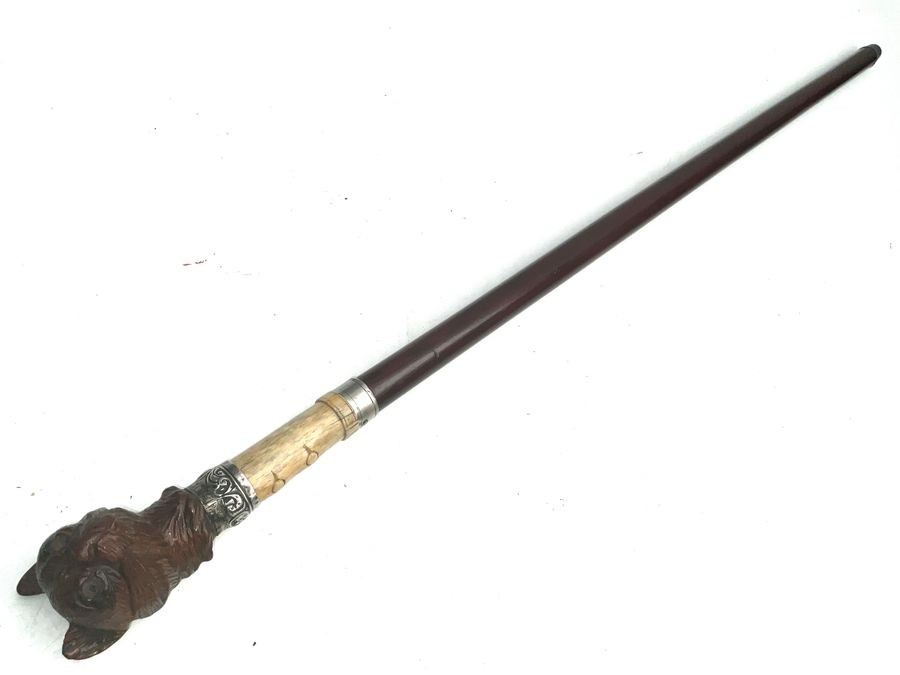 Primary image for Gentlemans Walking Stick/sword Stick With Novel Handle