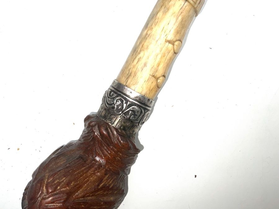 Gentlemans Walking Stick/sword Stick With Novel Handle
