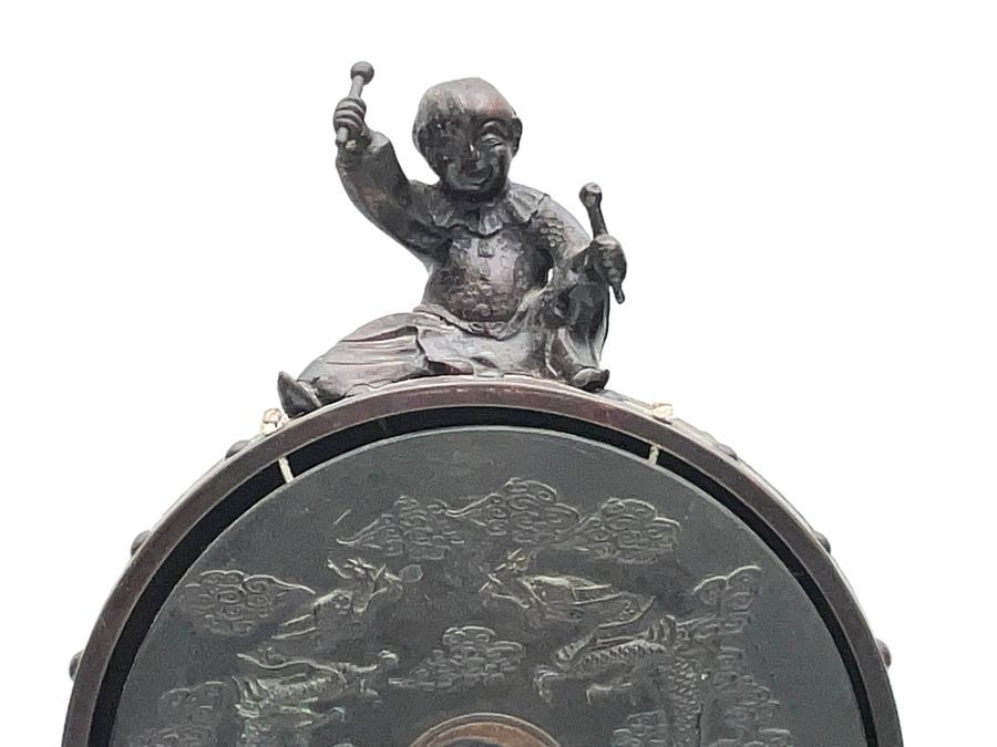 Japanese Dinner Gong In Bronze Victorian