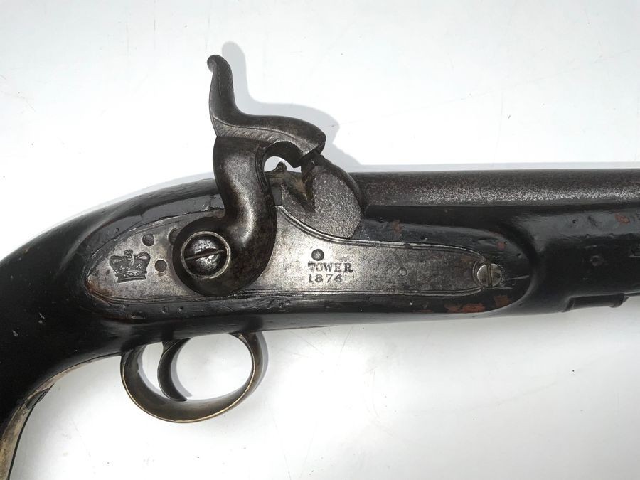 Belt Pistol Percussion Tower Stamped