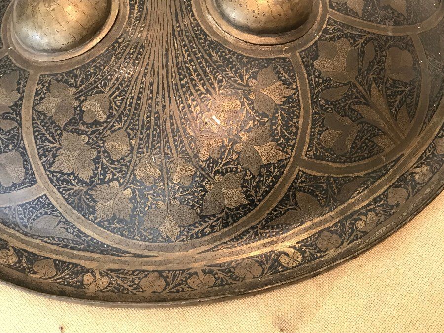 Early 18th Century Islamic Shield Large In Size Heavily Decorated