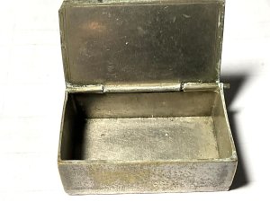 Gold plate fading and missing in places small table tops vesta box when smoking was the norm, box has the strike on bottoms plate, box could lend itself to many uses, sizes are length 6cm depth 3.5cm height to top of mouse 3.5cm, reference drc2 tel: we accept online payments for all our items listed: bank transfer cash on collection or if wishing over the phone using your debit or credit cards, also doing layby payments plan, or email giving your address details & contact number and we shall send you your items invoice to make