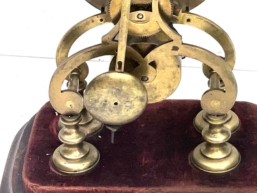 Skeleton Clock Presented To Victorian Soldier