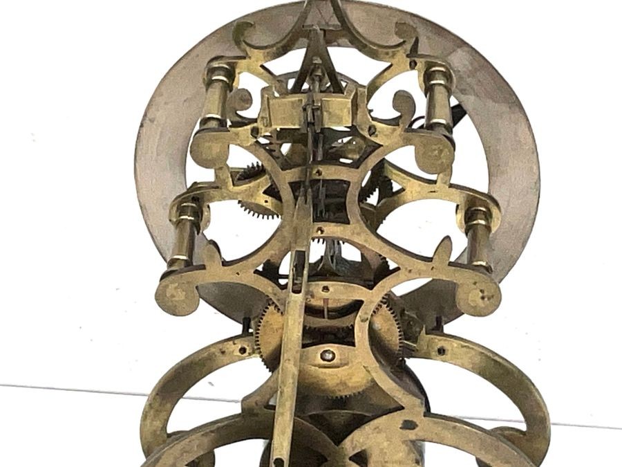 Skeleton Clock Presented To Victorian Soldier