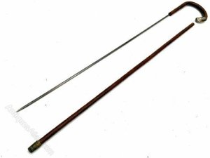 Refined stick overall condition is very good all fittings very firm, overall length of 88 cm across crooks handle being 11 cm, diameter from handle of sticks 18 mm tapering down to ferules 15 cm, from steel tip to handle tops 80 cm, reference ak9 tel: we accept online payments for all our items listed: bank transfer cash on collection or if wishing over the phone using your debit or credit cards, also doing layby payments plan, or email giving your address details & contact number and we shall send you your items invoice to make