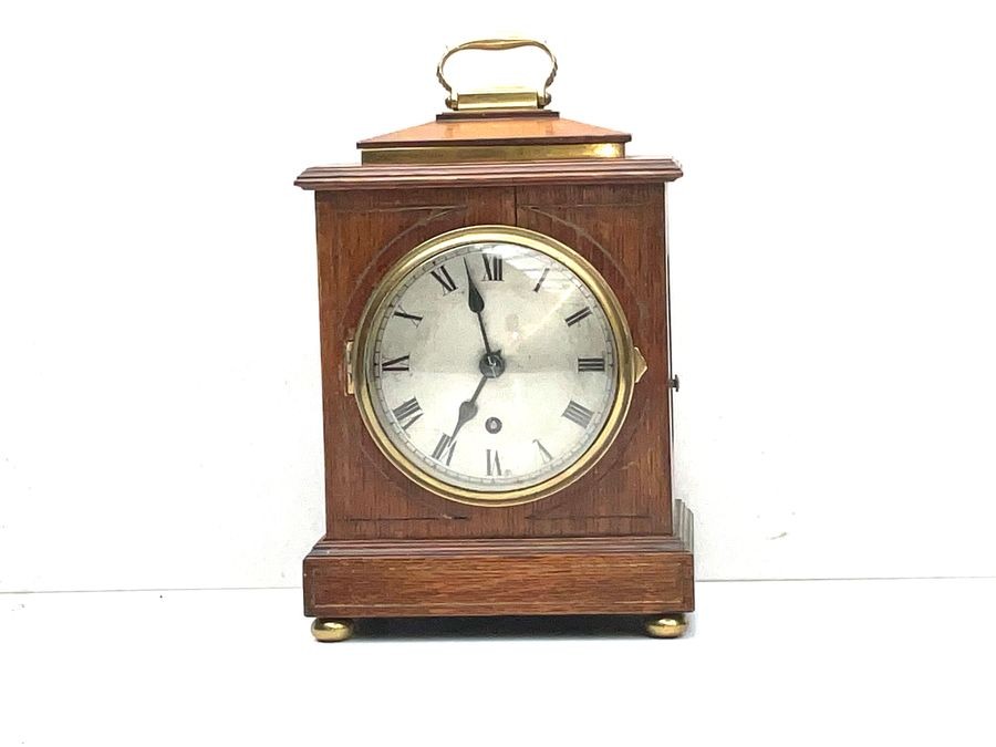Primary image for Bracket Clock Oak With Brass Inlay