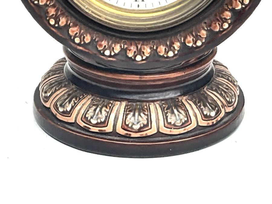 Majolica Mantle Clock
