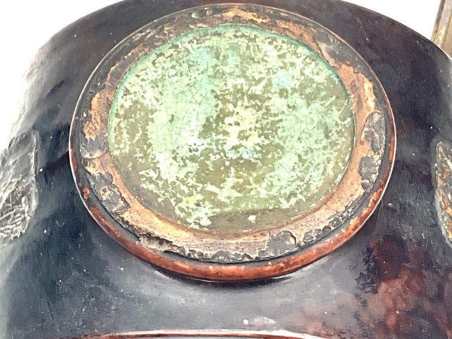 Majolica Mantle Clock