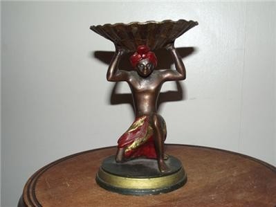 Primary image for Cold Painted Bronze Desk Arranger Victorian Item --sgb3