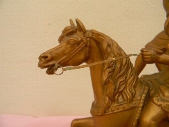 Charlamaine On Horseback Stunning Quality Item. B3
