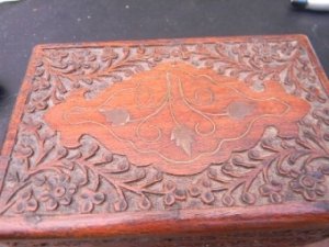 quality item condition used but still good size length 15cm depth 10cm height 6cm circa 1920