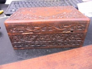 quality item condition used but still good size length 15cm depth 10cm height 6cm circa 1920