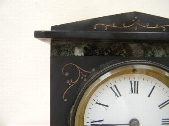 Victorian Slate Clock Movement Is Mechanical 8 Day And Only Time Piece. Quality