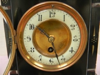 Victorian Slate Clock Movement Is Mechanical 8 Day And Only Time Piece. Quality