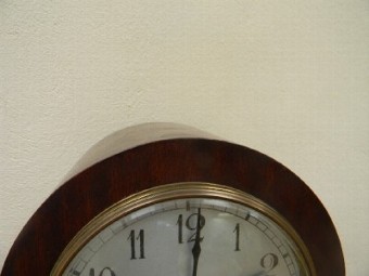 Bracket Clock Edwardian Mahogany Case German Movement Superb Working Condition.