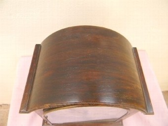 Bracket Clock Edwardian Oak Case German Movement Superb Working Condition.
